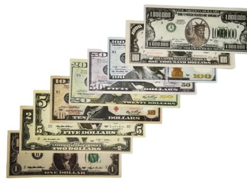 Набор долларов США для развлечения и обучения, большой файл + БЕСПЛАТНО