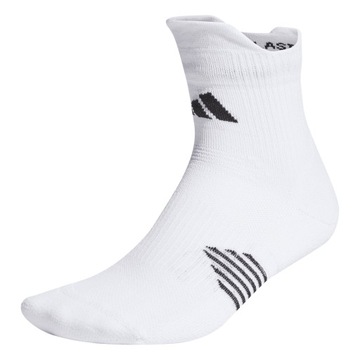Skarpety biegania sportowe adidas RUNxSPRNV Quarter wysokie białe 37-39