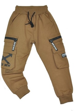 SPODNIE DRESOWE CHŁOPIĘCE BOJÓWKI r.152/158 cm