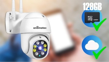 БЕСПРОВОДНАЯ WIFI НАРУЖНАЯ IP PTZ-КАМЕРА 4MPX ПРИЛОЖЕНИЕ TUYA ANOMATEC