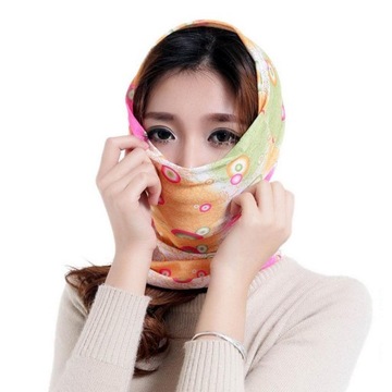 Волшебная повязка на голову, вуаль, мультибайк, шарф-тюрбан