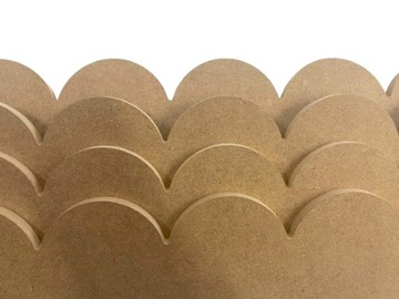 Декоративная рюша 50 см МДФ 10 мм украшение мебели