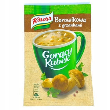 KNORR GORĄCY KUBEK BOROWIKOWA Z GRZANKAMI 15g DATA: 2024.09.30