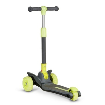 СКУТЕР LIONELO TIMMY BALANCE, ТРЕХКОЛЕСНЫЙ, ЗЕЛЕНАЯ ПЛАТФОРМА С СВЕТЯЩИМСЯ СВЕТОДИОДОМ, 50 кг