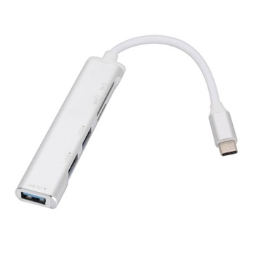 Компактная док-станция USB C/устройство чтения карт TF