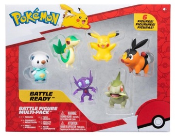 Pokemon Figurki Bitewne Zestaw 6-pak Pikachu