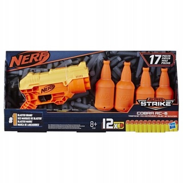 NERF WYRZUTNIA ALPHA STRIKE COBRA RC-6+12 STRZAŁEK