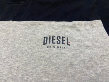 DIESEL MODNY T-SHIRT MĘSKI KOSZULKA ROZMIAR XL