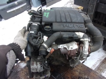 PEUGEOT 308 T7 SILNIK KOMPLETNY 1.6 HDI 9HX