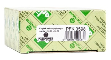 Адаптер карданного вала 35x98 POLFARMER