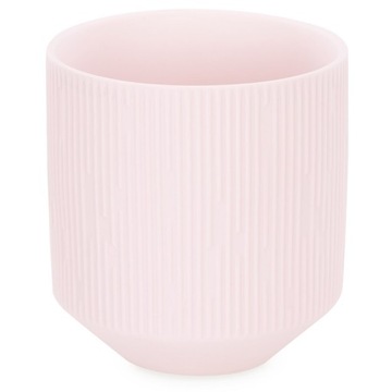 Jednokolorowa osłonka ceramiczna 9x9,8cm Różowa