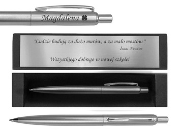 Długopis Zenith Stalowy CT z GRAWEREM w pudełku tabliczka na prezent