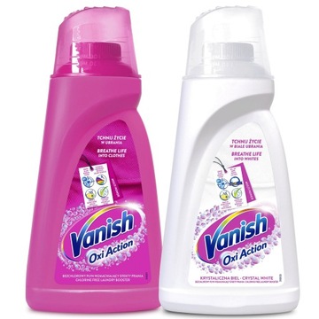 Vanish Oxi Action Pink Odplamiacz 2x1L MIX