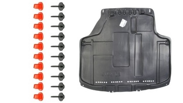 OSŁONA SILNIKA + SPINKI FORD FIESTA MK7 08-13