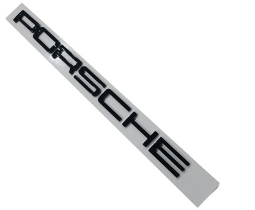 Emblemat napis do Porsche kolor Silver