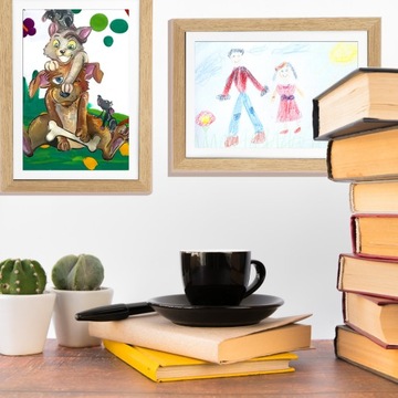 Art Frame для фотографий и фотографий для детей открыл A4 33x24cm