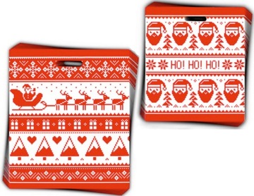 БОЛЬШИЕ РОЖДЕСТВЕНСКИЕ СУМКИ ДЛЯ ПОДАРКОВ, САНТА, РОЖДЕСТВЕНСКАЯ ЕЛКА, 50 шт.