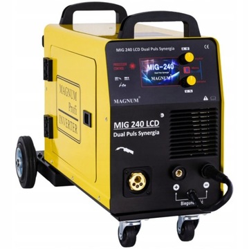 SPAWARKA MIG MAGNUM MIG 240 DUAL PULS SYNERGIA LCD