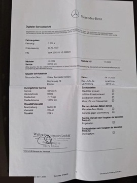 Mercedes Klasa C W205 Kombi Facelifting HYBRYDA 2.0 300 e 320KM 2020 Mercedes-Benz Klasa C 300 e T 9G-TRONIC Avantgarde 320KM 2020r, zdjęcie 23