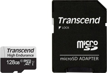 TRANSCEND 128 ГБ micro SD XC 350 В UHS-I 95 МБ/с HE