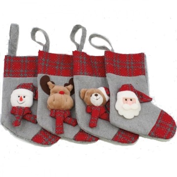 Туфли Санты 25 см с плюшевой головкой, 4 вида