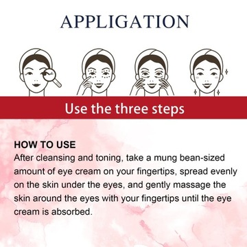 Крем для глаз против морщин, убирает темные круги, мешки под глазами