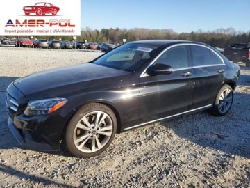 Mercedes Klasa C W205 2019 Mercedes-Benz Klasa C 2019r., C300, od ubezpieczalni 2.0 Benzyna 255KM