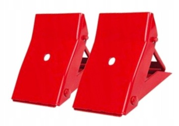 G1Q48 KLINY KLIN POD KOŁO METALOWY ZESTAW 2szt SKŁ