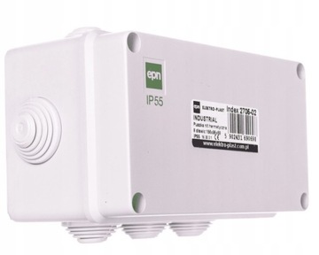 INDUSTRIAL PUSZKA HER. N/T Z 8 DŁAW IP55 2705-02