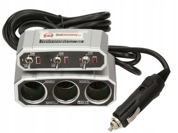 РАСПРЕДЕЛИТЕЛЬ, РАЗДЕЛИТЕЛЬ ПРИкуривателя, 3 розетки ZO1