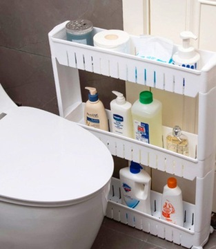 МОБИЛЬНЫЙ ШКАФ ДЛЯ ВАННОЙ ПОЛКА НА КОЛЕСАХ ПОЛКА