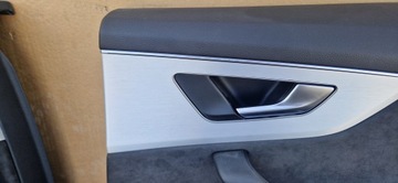 BOCZKI AUDI Q7 4M SKÓRA ALCANTARA LED DEKORY JAK NOWE ORYGINAŁ KPL