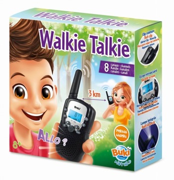 Walkie Talkie dla dzieci krótkofalówka Buki zasięg 3 km - zabawa na świeżym