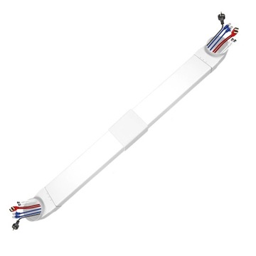 Телеканал скрытого монтажа 110х55 для кабелей, качественное, 1 метр польский