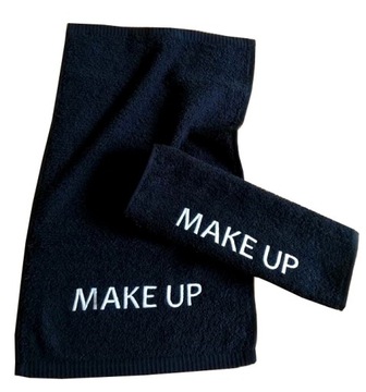 GRUBY ręcznik KOSMETYCZKA make up z LOGO haftem
