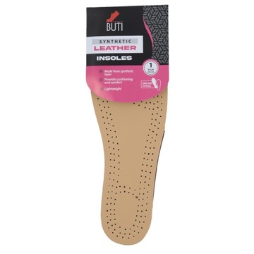 BUTI Insoles Wkładki do butów ze skóry syntetycznej - 1 para