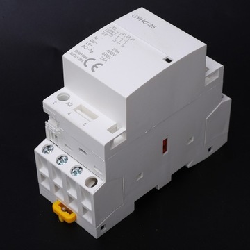 Stycznik prądu przemiennego 220 V 3P25A 3NO 50HZ IP40 SELV 500VAC JZ