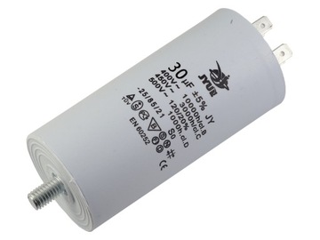 Kondensator silnikowy JYC JY-103 30uF/450V 30 µF 450 V
