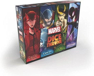 Marvel Dice Throne: Scarlet Witch, Thor, Loki, Spider-Man