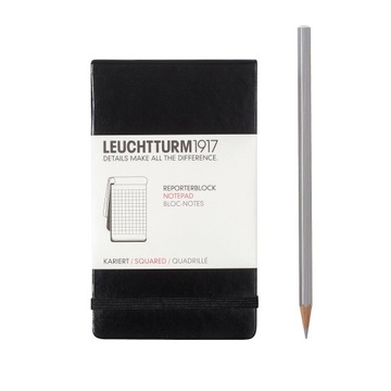 Notatnik Reporterski Leuchtturm1917 Pocket A6 Kratka Czarny