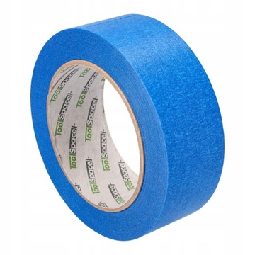 Лента бумажная 38мм/50м синяя, 3шт (150мб) ВЫСОКОЕ ПОЛЬСКОЕ КАЧЕСТВО