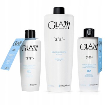 DOTT.SOLARI GLAM WAVE ZESTAW PŁYNÓW DO TRWAŁEJ