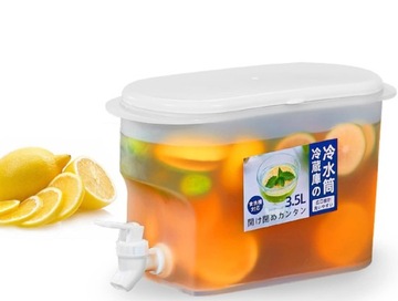 3,5L POJEMNIK NA ZIMNE NAPOJE Z KRANEM DO LODÓWKI