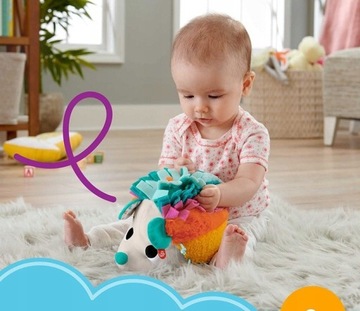 Сенсорная игрушка FISHER PRICE ЦВЕТНОЙ ЕЖИК