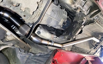 Downpipe pełny BMW e39 525d 530d decat stal nierdzewna