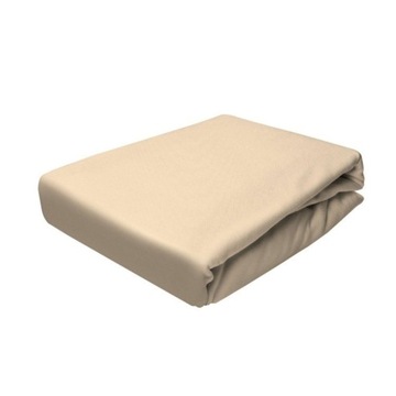 Prześcieradło JERSEY Z Gumką 120x200 Cappuccino