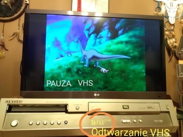 VHS/DVD видеомагнитофон Samsung DVD-V5450 КОМБО + ДИСТАНЦИОННЫЙ, все полностью функционально