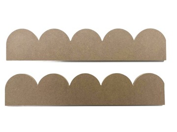 Falbanka ozdobna 150 cm MDF 10 mm deska do malowania