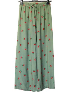 КОМПЛЕКТ *CHERER*OVERSIZE*БЛУЗКА+СВОБОДНЫЕ БРЮКИ ОДИН РАЗМЕР оливковый