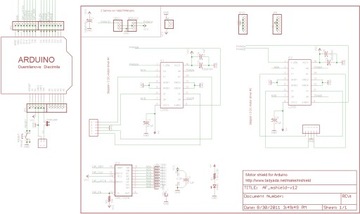Shield sterownika L293D do 4 silnik. DC lub 2 krok